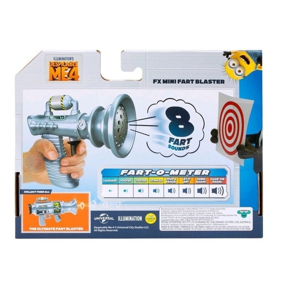New‎ Minions Despicable Me 4 SFX Mini Fart Blaster For Ages 4 & Up - Picture 2 of 5